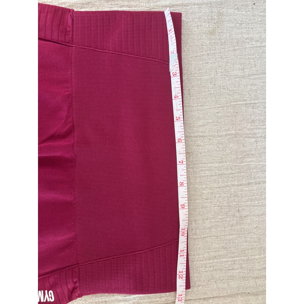 Gymshark Energy+ Seamless Sports Bra (M) and Leggings (S) Set Beet Berry Pink